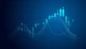 The of digital technology fantastic charts design. A growht Charts of Finance trade i market and blue chart elements for up trend financial objects concepts , illustration vector