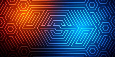 Abstract technology background of lines . vector