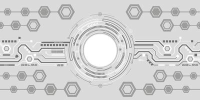 Technological banner background.Technical drawing of the future vector
