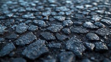 cool Close-up of textured asphalt surface. photo