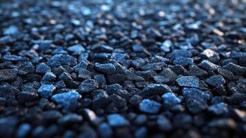 Close-up of textured gravel surface. photo