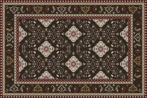 Transform your designs with the unique charm of Persian carpet patterns vector