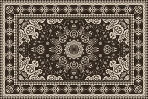 This elegant collection of Persian carpet patterns is perfect for any design project vector