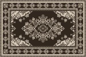 Create luxurious designs with the intricate details of these Persian carpet patterns vector