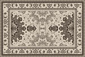 Elevate your designs by integrating these elegant Persian carpet patterns vector