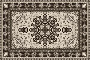 Bring sophistication to your designs with the timeless beauty of Persian carpet patterns vector