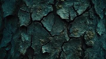 Close-up of cracked tree bark texture. photo