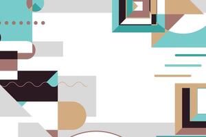 Abstract geometric background with geometric shapes vector
