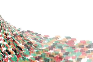 Abstract background with colorful squares vector