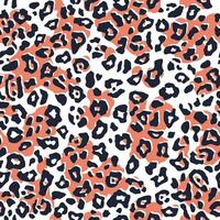 Leopard seamless pattern. Animals trendy background. for print, card, postcard, fabric, textile. Modern ornament of stylized skin vector
