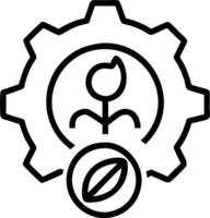 Business team optimizing eco friendly supply chain in reality setting copy space flat vector