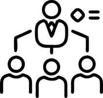 Business team using AI powered HR analytics tools in close up copy space flat vector