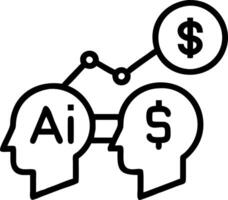 Business team using AI powered financial planning tools in macro close up copy space flat vector