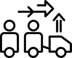 Business team implementing sustainable logistics in soft abstract setting copy space flat vector