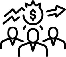 Business team struggling with financial reports in bokeh digital art copy space flat vector