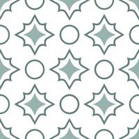 Retro minimalist seamless pattern with simple shapes and muted colors for modern aesthetics concept as Modern minimalist retro pattern with simple shapes and muted colors ideal for Seamless Set vector