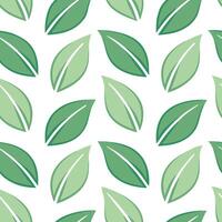 Spring leaves seamless pattern with soft gradients and green tones for fresh natural designs concept as Seamless pattern featuring soft gradient spring leaves in varying shades of Seamless Set vector