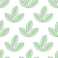 Minimalist spring nature seamless pattern with subtle leaf designs and light green tones for modern nature aesthetics concept as Subtle minimalist spring nature pattern with light Seamless Set vector
