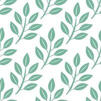 Watercolor spring nature seamless pattern with soft washes of color and leaf silhouettes for natural elegance concept as Watercolor inspired spring nature pattern with soft washes Seamless Set vector