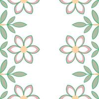 Spring floral seamless pattern with soft gradients and watercolor textures for delicate spring projects concept as Delicate floral pattern featuring soft gradients and watercolor t Seamless Set vector