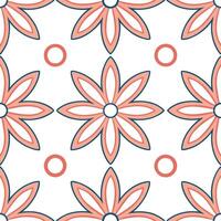 Springtime abstract floral seamless pattern with fluid shapes and vibrant hues for artistic compositions concept as Artistic floral pattern with abstract shapes and vibrant colors Seamless Set vector