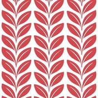 Bold spring leaves seamless pattern with large scale leaves and bright contrasting colors for striking designs concept as Bold large spring leaves pattern featuring bright contrast Seamless Set vector