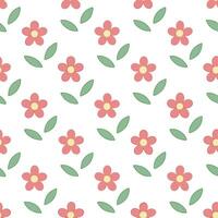Fresh spring floral seamless pattern with tiny delicate blooms and pastel color tones for elegant designs concept as Elegant spring floral pattern with delicate blooms and pastel t Seamless Set vector