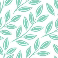 Spring leaves seamless pattern with light airy tones and delicate detail for soft whimsical spring designs concept as Soft spring leaves pattern with airy tones and delicate detail Seamless Set vector