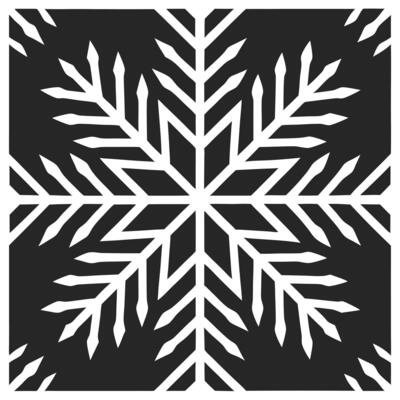 Winter trees seamless pattern with frozen branches snowflakes and icy textures for a cold dramatic winter landscape concept as Frozen winter trees pattern with icy branches and sno Seamless Set