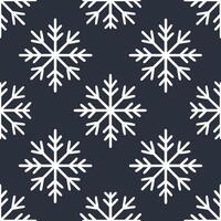 Winter nights seamless pattern with moonlit snow glittering ice crystals and frosty tree branches for an elegant winter look concept as Elegant winter night pattern with moonlit sn Seamless Set vector