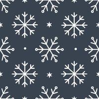 Winter whites seamless pattern with light snow sparkling stars and frosty visuals for a dreamy winter night effect concept as Dreamy winter night pattern with light snow sparkling Seamless Set vector
