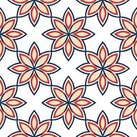 Cultural embroidery seamless pattern with geometric symmetry and contrasting color threads for a modern ethnic look concept as Geometric symmetrical embroidery with contrasting col Seamless Set vector