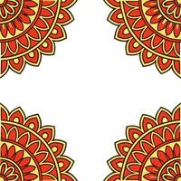 Cultural prints seamless pattern with intricate designs and rich warm colors for a festive cultural atmosphere concept as Intricate designs and warm colors in cultural prints for a Seamless Set vector