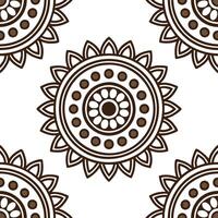Folk art seamless pattern with symbolic shapes and intricate textures for a detailed cultural and ethnic aesthetic concept as Detailed folk art pattern with symbolic shapes and int Seamless Set vector