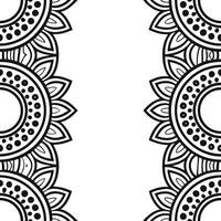 Cultural prints seamless pattern with intricate borders and traditional motifs for a refined ethnic look concept as Intricate borders and traditional motifs in cultural prints for Seamless Set vector