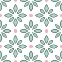 Cultural prints seamless pattern with nature inspired elements and soft tones for a serene organic cultural aesthetic concept as Nature inspired elements in cultural prints with so Seamless Set vector