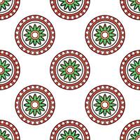 Cultural embroidery seamless pattern with ethnic patterns inspired by different cultures for a global eclectic design concept as Eclectic cultural embroidery inspired by global eth Seamless Set vector