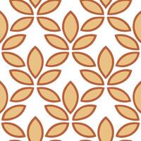 Thanksgiving leaves seamless pattern with autumn hues and soft overlapping leaf shapes for a layered organic design concept as Organic Thanksgiving pattern with soft overlapping le Seamless Set vector
