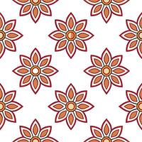 Traditional textiles seamless pattern with hand painted designs and bold colors for a striking cultural effect concept as Hand painted traditional textiles with bold colors for a s Seamless Set vector