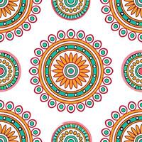 Cultural illustrations seamless pattern with bright folk designs and intricate detailing for a vibrant cultural look concept as Bright folk designs with intricate details in cultur Seamless Set vector