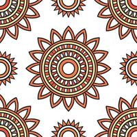 Ethnic graphics seamless pattern with vibrant tribal motifs and dynamic line work for an energetic cultural design concept as Vibrant tribal motifs with dynamic line work in ethnic Seamless Set 2 vector