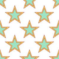 Vibrant retro polygon seamless tiles neon colors on white background excellent for nightlife themes concept as Creating vibrant seamless tile with retro polygons in neon colors on Seamless Set vector