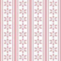 Design a seamless pattern combining vintage stripes with floral motifs for a classic look. concept as Create a repeating pattern that blends vintage stripes with delicate floral el Seamless Set vector