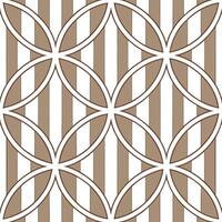 Create a seamless pattern featuring vintage stripes with Art Deco geometric shapes. concept as Design a repeating pattern that combines vintage stripes with geometric shapes charac Seamless Set vector