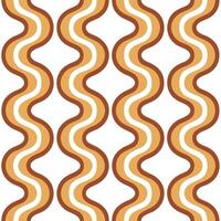Design a seamless pattern combining retro gradient waves with abstract shapes in earthy tones for a modern vintage fusion. concept as Create a repeating pattern that merges flowing Seamless Set vector