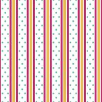 Illustrate a seamless pattern with vintage stripes and polka dots for a playful retro vibe. concept as Develop a repeating pattern featuring vintage stripes interspersed with polka Seamless Set vector
