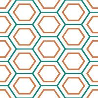 Retro polygon seamless tiles complementary colors on white background ideal for eye catching designs concept as Creating seamless tile with retro polygons in complementary colors o Seamless Set vector