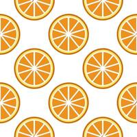 Fresh citrus fruits seamless tile pattern with bright orange and yellow tones perfect for a sunny summer vibe concept as Bright orange and yellow citrus fruits create a fresh vibra Seamless Set vector