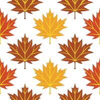 Cozy autumn cabin seamless tile pattern with pine trees leaves and warm lights concept as Pine trees colorful leaves and warm lights create a cozy autumn cabin seamless tile patter Seamless Set vector