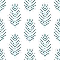 Frosty evergreen seamless tile pattern with snow dusted pine needles and branches concept as Snow dusted pine needles and branches create a frosty evergreen seamless tile pattern p Seamless Set vector